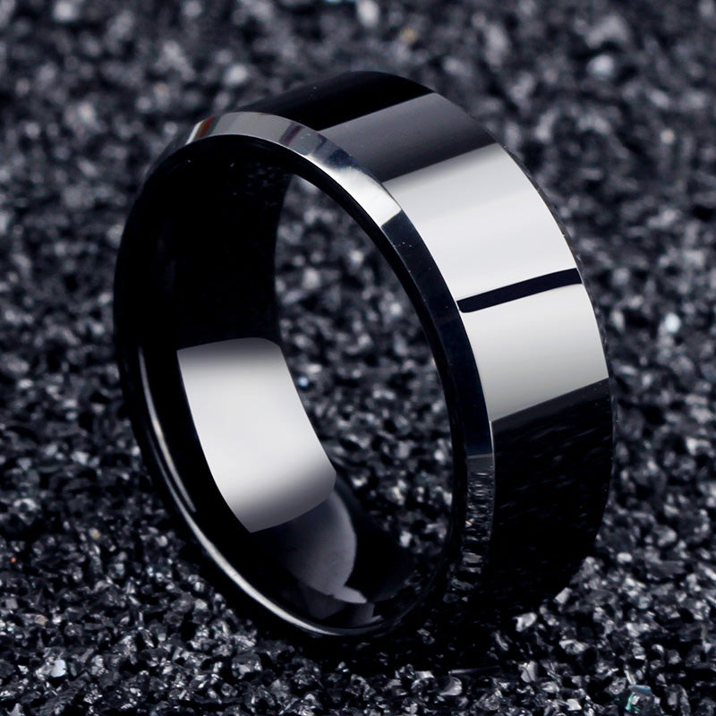 2017 Fashion Charm Jewelry men Ring Titanium Black Rings For Women