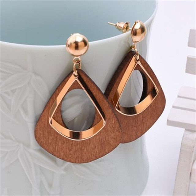 2018 Retro women's fashion statement earring earrings for wedding party Christmas gift wholesale