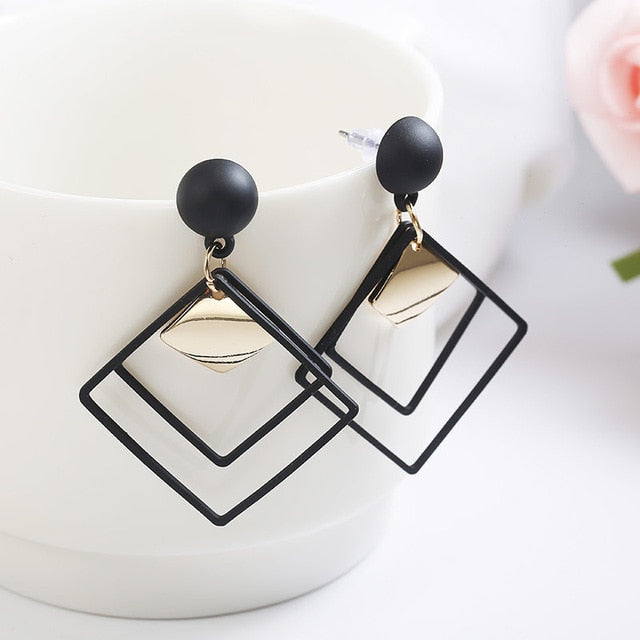 2018 Retro women's fashion statement earring earrings for wedding party Christmas gift wholesale